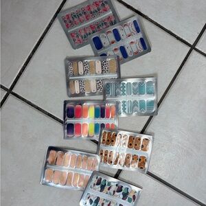 Assorted Nail Art Wraps Bundle